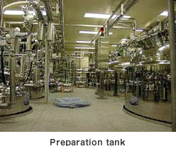 Preparation tank