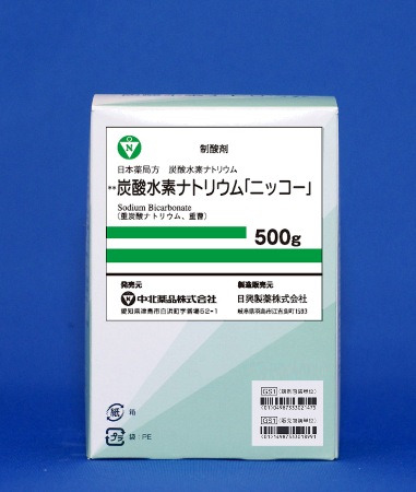 炭酸水素ナトリウム 500g 製品外観